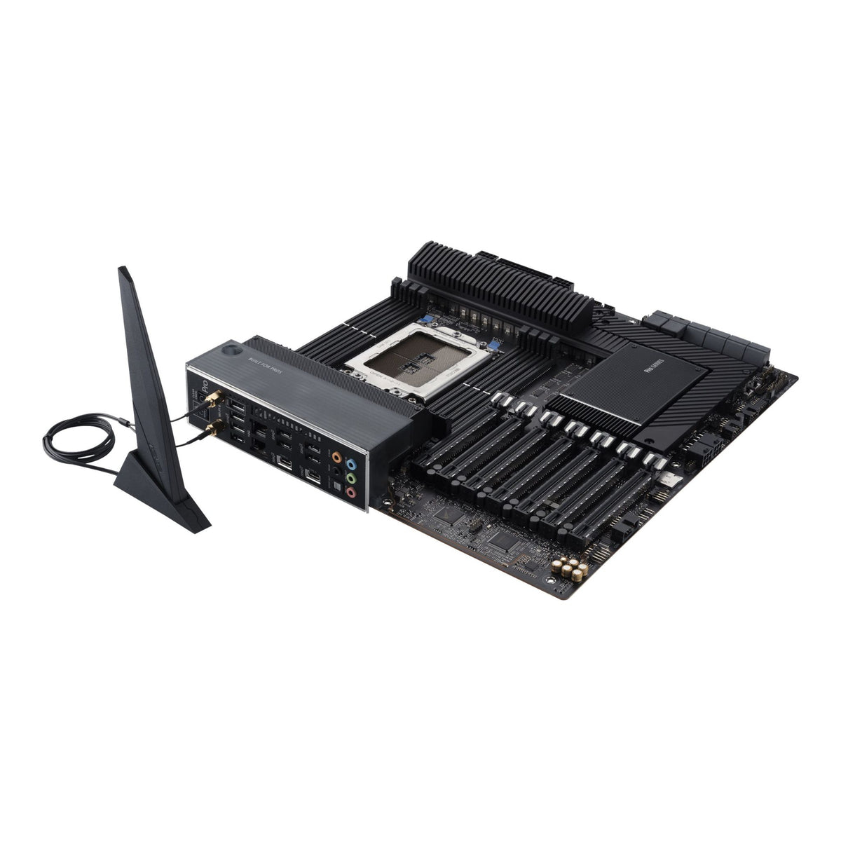 ASUS Pro WS WRX80E-SAGE SE WIFI E-ATX Mainboard, sWRX8, 2TB RAM, 2x10G LAN, Wi-Fi 6