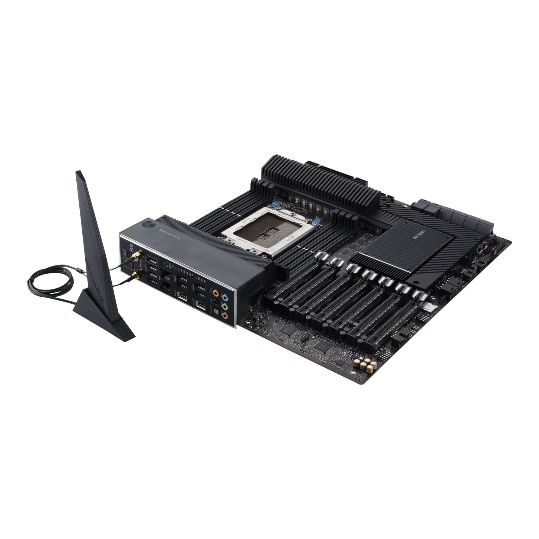 ASUS Pro WS WRX80E-SAGE SE WIFI E-ATX Mainboard, sWRX8, 2TB RAM, 2x10G LAN, Wi-Fi 6
