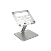 Inter-Tech TBS-100 Notebook-Ständer, Aluminium, 11–14", höhenverstellbar, Silber