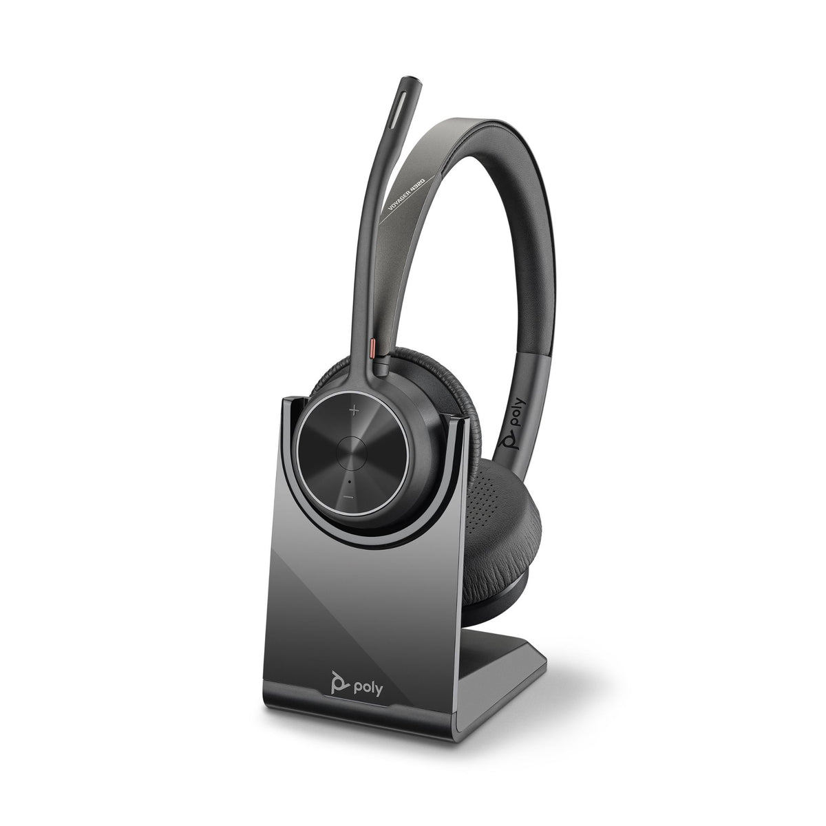 Poly Voyager 4320 UC – On‑Ear Bluetooth/USB‑A Headset, 24 h Gesprächszeit, Acoustic Fence