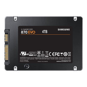 Samsung 870 EVO 4TB SSD 2.5", SATA 6Gb/s, 560MB/s Lesen, 530MB/s Schreiben, AES
