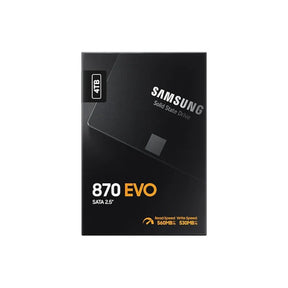 Samsung 870 EVO 4TB SSD 2.5", SATA 6Gb/s, 560MB/s Lesen, 530MB/s Schreiben, AES