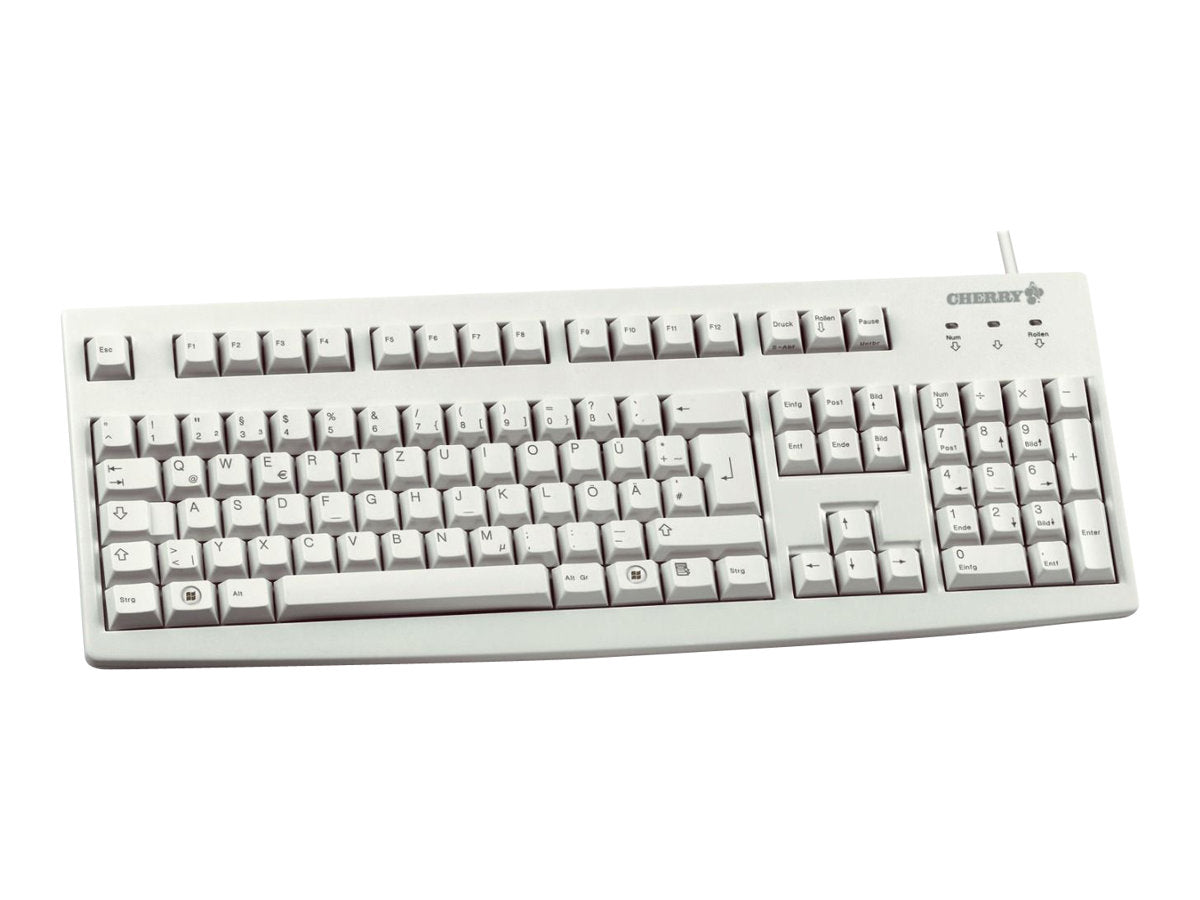 Cherry G83-6105 - Tastatur - USB - GB - Hellgrau