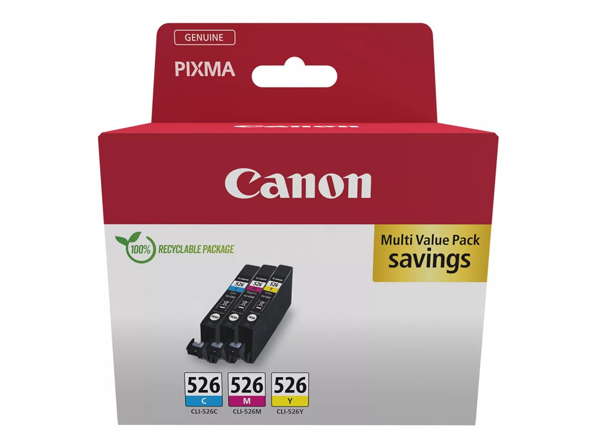 Canon CLI-526 C/M/Y Multi pack - 3er-Pack - 9 ml