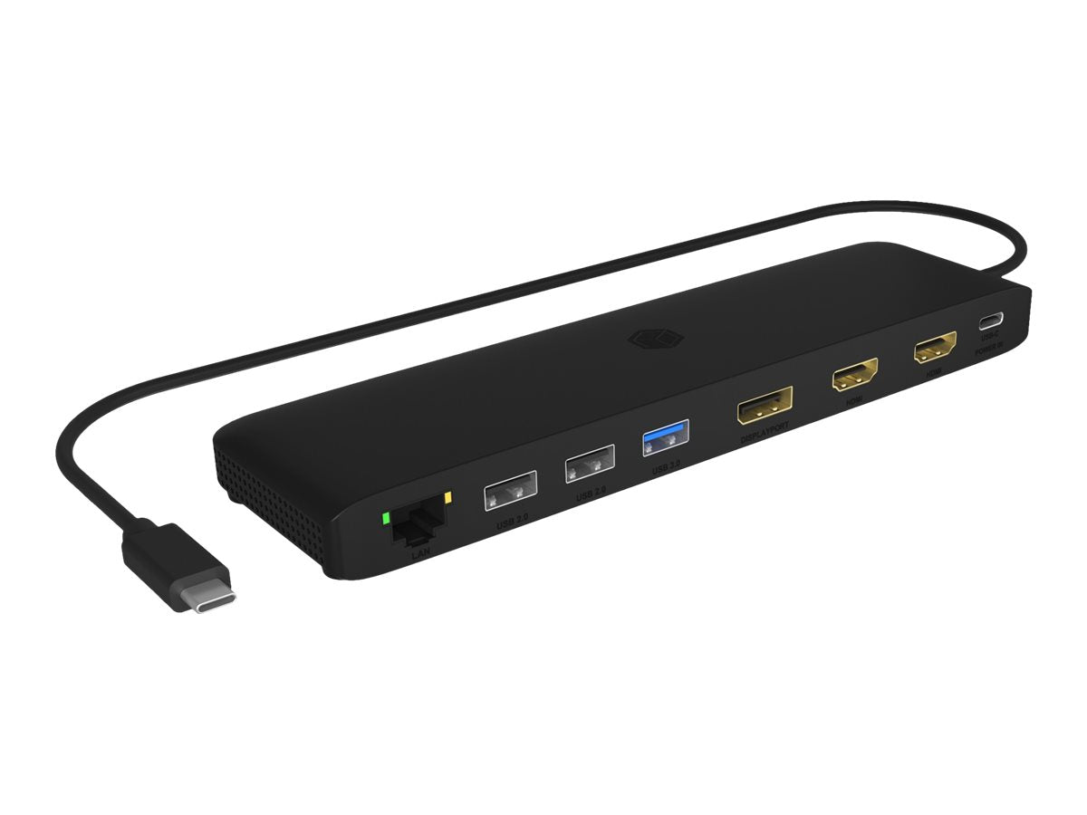 ICY BOX IB-DK2116AC - Dockingstation - USB-C 3.2 Gen 2 / Thunderbolt 3 / Thunderbolt 4