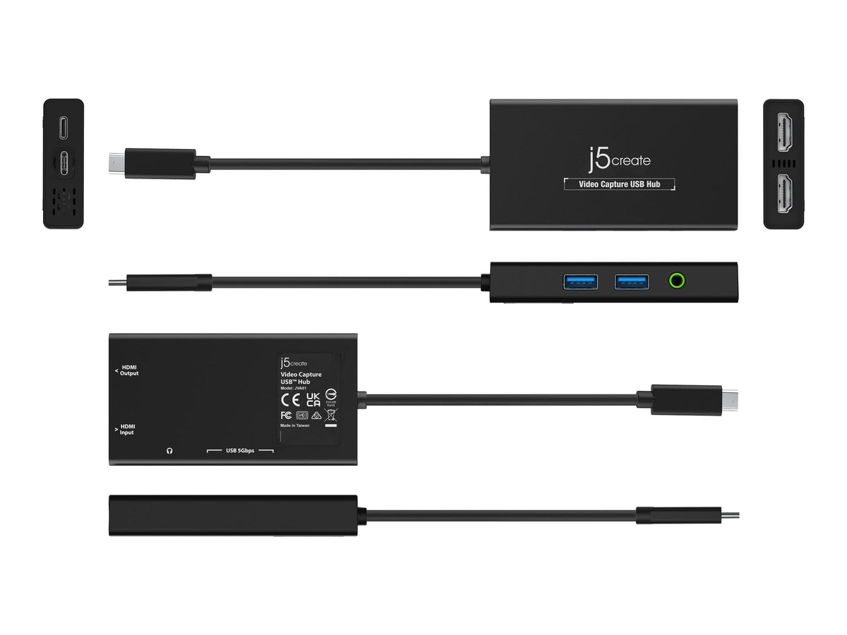 j5create JVA01-N - Videoaufnahmeadapter - USB-C 3.2 Gen 1