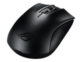 ASUS ROG Strix Carry - Maus - Für Rechtshänder - optisch - kabellos - 2.4 GHz, Bluetooth 5.0 LE - kabelloser Empfänger (USB)