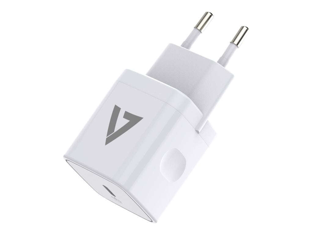 V7 Netzteil - 20 Watt - PD (24 pin USB-C) - auf Kabel: Lightning