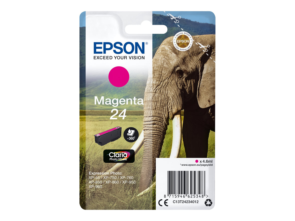 Epson 24 - 4.6 ml - Magenta - Original - Tintenpatrone