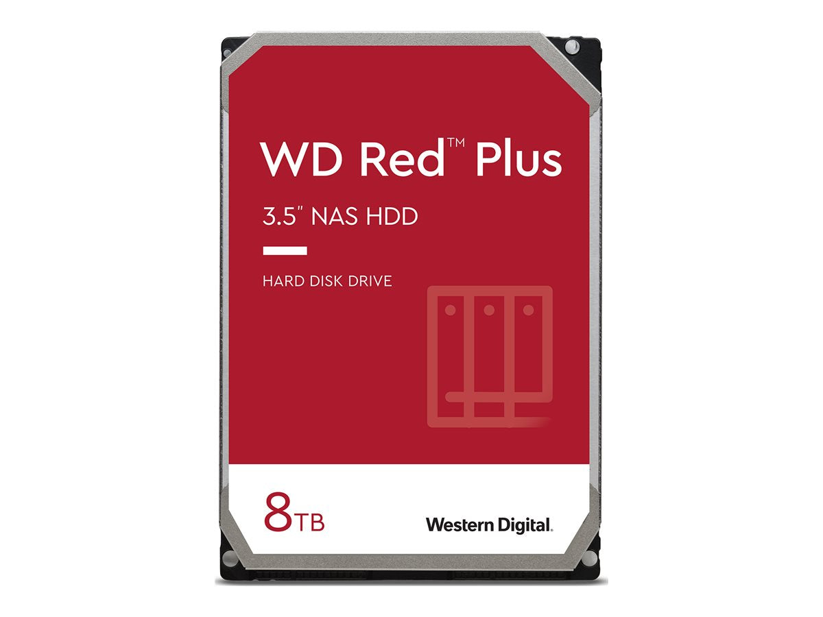 WD Red Plus WD80EFPX - Festplatte - 8 TB - intern - 3.5" (8.9 cm)