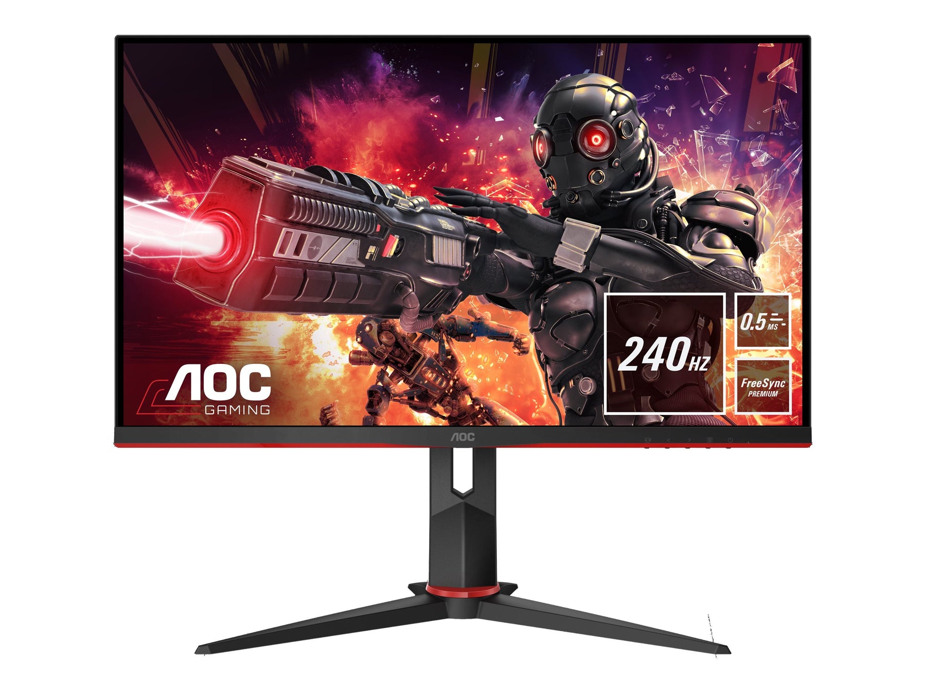 AOC Gaming 24G2ZE/BK - LED-Monitor - 60.5 cm (23.8")