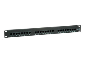 VALUE Patch Panel - CAT 5e - UTP - RJ-45 X 24 - Schwarz - 48.3 cm (19")