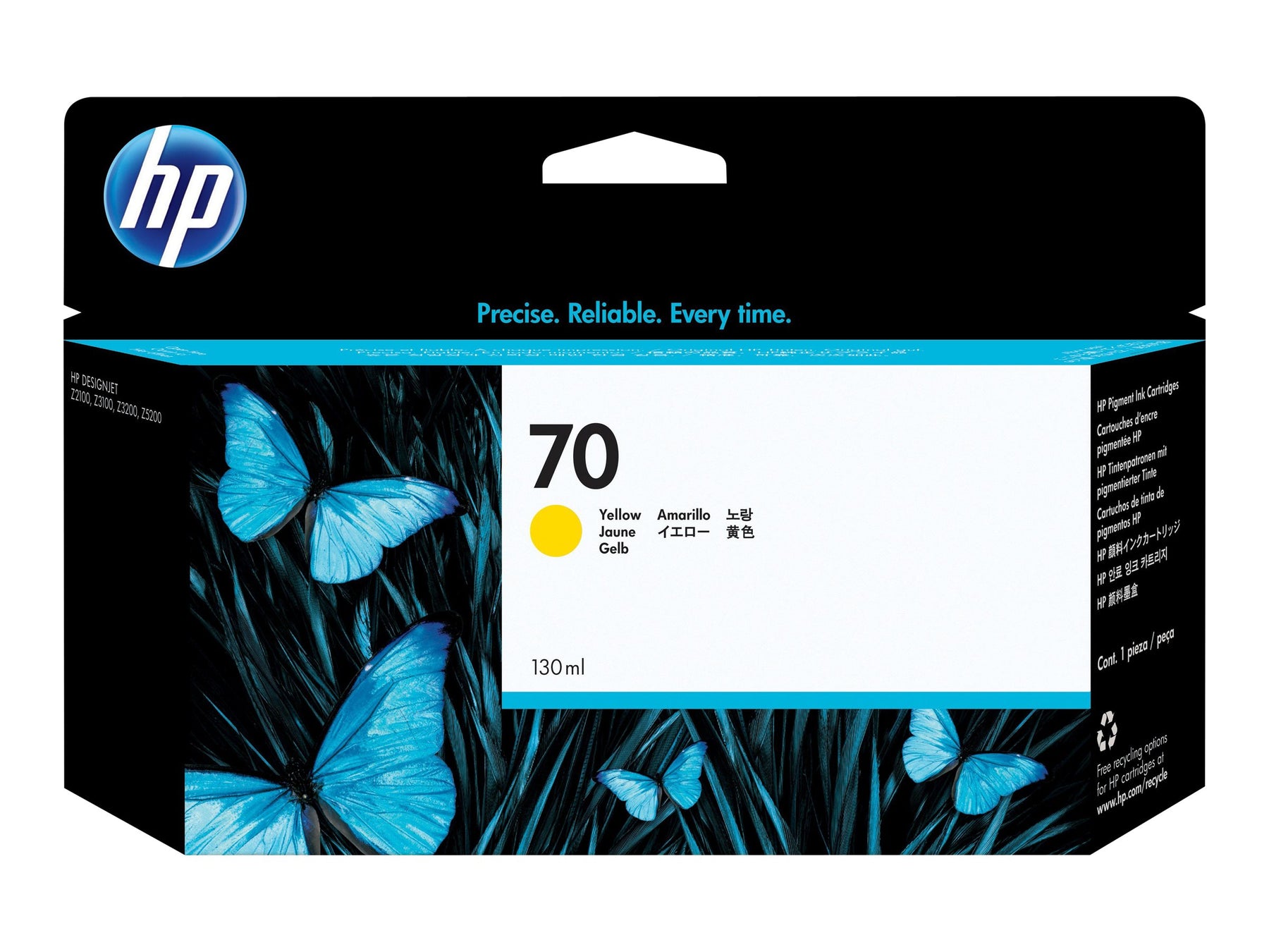 HP 70 - 130 ml - Gelb - original - DesignJet