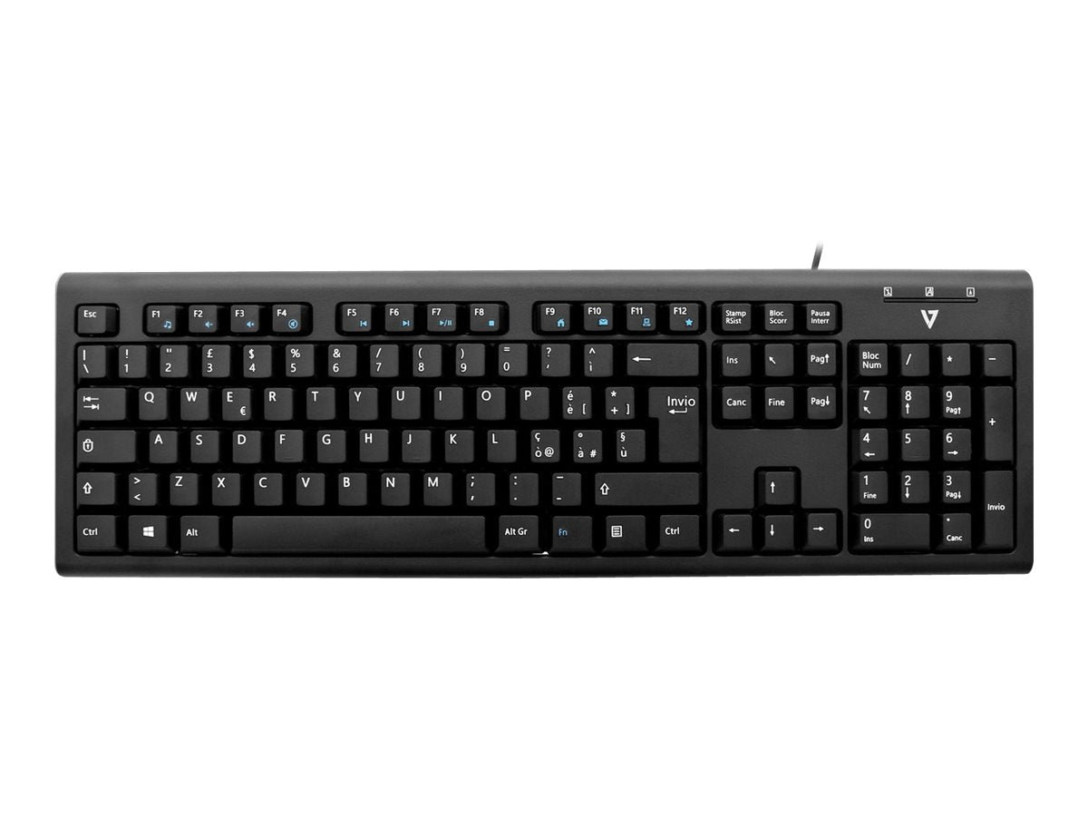 V7 KU200IT - Tastatur - PS/2, USB - Italienisch