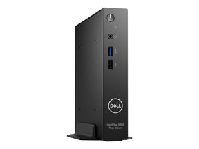 Dell OptiPlex 3000 Thin Client - Thin Client - DTS - 1 x Celeron N5105 / 2 GHz - RAM 8 GB - Flash - eMMC 64 GB - UHD Graphics - 1GbE, 802.11ax (Wi-Fi 6E)