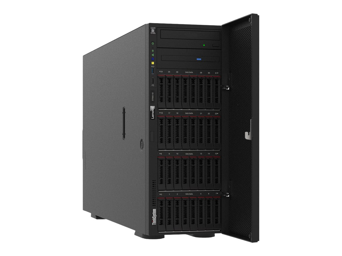 Lenovo ThinkSystem ST650 V2 7Z74 - Server - Tower - 4U - zweiweg - 1 x Xeon Silver 4314 / 2.4 GHz - RAM 32 GB - SAS - Hot-Swap 6.4 cm (2.5")