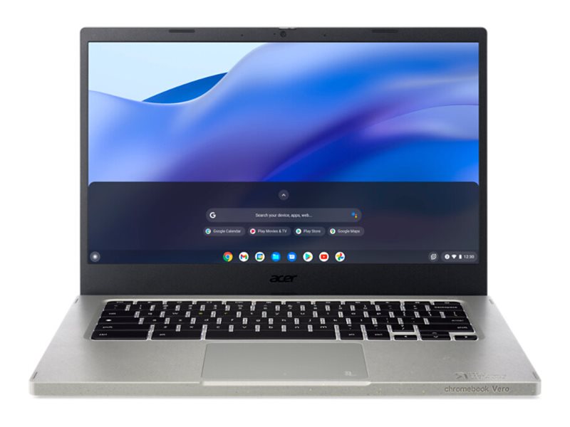 Acer Chromebook Vero 514 CBV514-1H - Intel Core i5 1235U / 1.3 GHz - Chrome OS - Intel Iris Xe Grafikkarte - 8 GB RAM - 256 GB SSD - 35.6 cm (14")