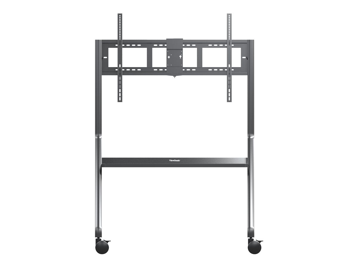 ViewSonic VB-STND-009 - Wagen - für interaktives Flachfeld- / LCD-Display - schmaler Wagen - Stahl, polyurethane (PU)