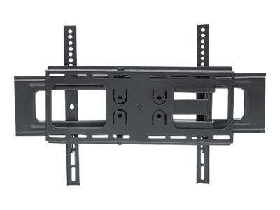 Manhattan TV & Monitor Mount, VESA 200x200 to 600x400, Max 50kg, LFD, Tilt & Swivel with 3 Pivots, Lifetime Warranty - Klammer - für LCD TV - stabiler Stahl - Schwarz - Bildschirmgröße: 94-177.8 cm (37"-70")