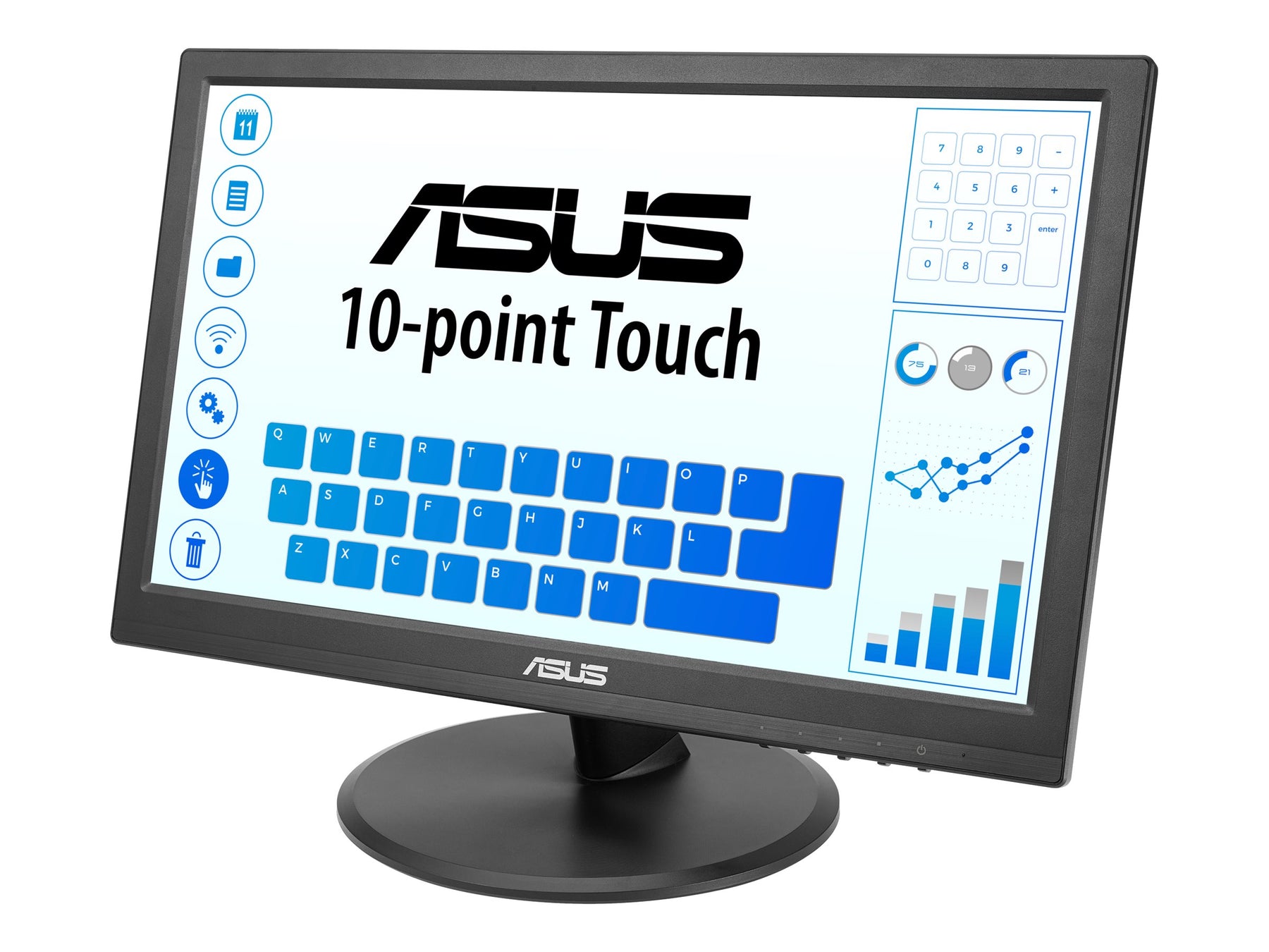 ASUS VT168HR - LED-Monitor - 39.6 cm (15.6")