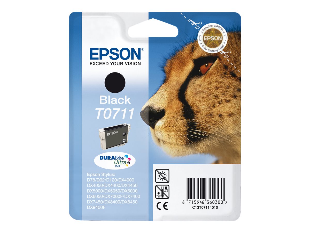 Epson T0711 - Schwarz - Original - Tintenpatrone