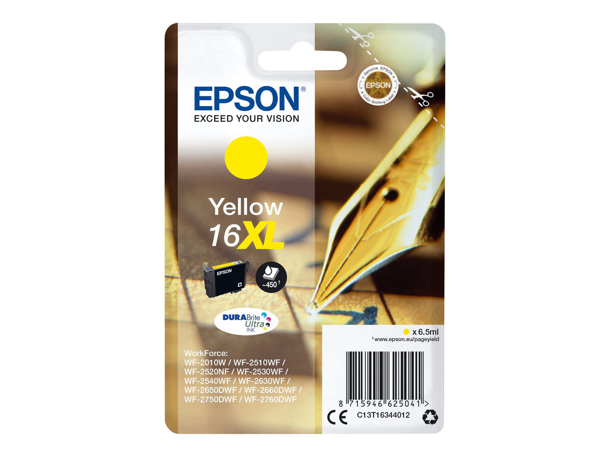 Epson 16XL - 6.5 ml - XL - Gelb - Original - Blisterverpackung