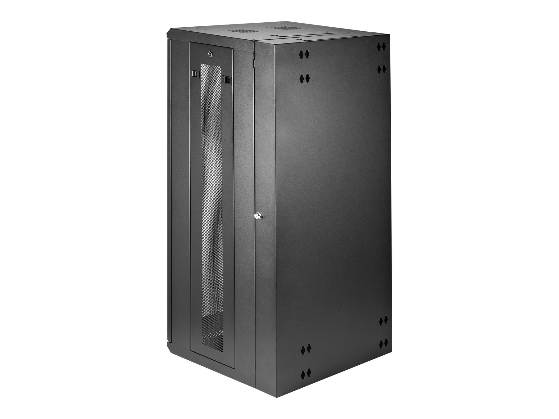 StarTech.com RK2620WALHM Serverschrank (26HE, zur Wandmontage, bis zu 40,6 cm tief, Gehäuse mit Scharnier, Netzwerkschrank)