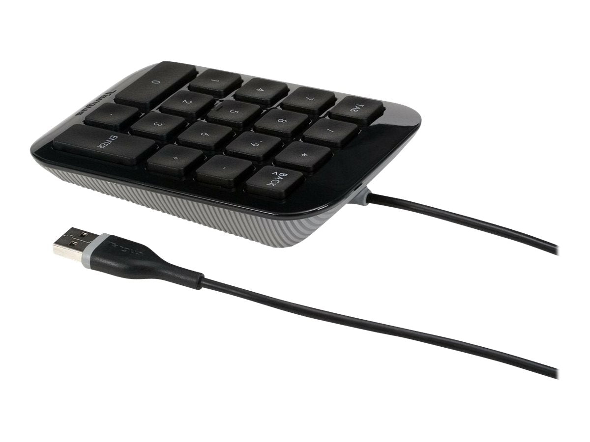 Targus Numeric - Tastenfeld - USB - Grau, Schwarz