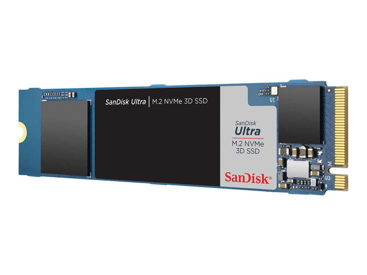 SanDisk Ultra 3D - SSD - 2 TB - intern - M.2 2280 - PCIe 3.0 x4 (NVMe)