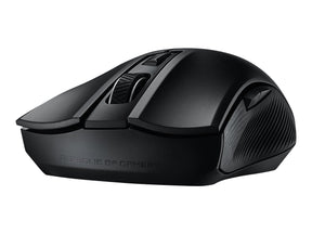 ASUS ROG Strix Carry - Maus - Für Rechtshänder - optisch - kabellos - 2.4 GHz, Bluetooth 5.0 LE - kabelloser Empfänger (USB)