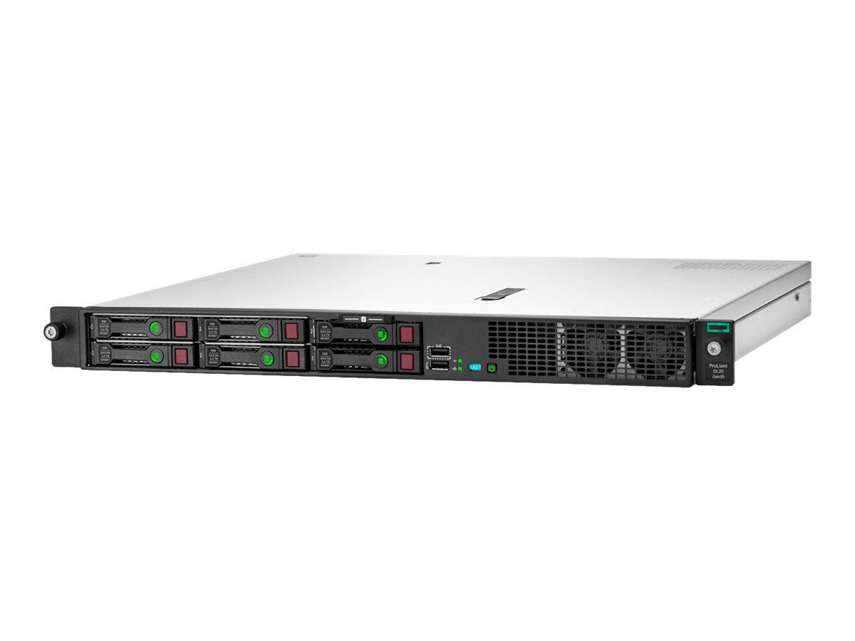 HPE ProLiant DL20 Gen10 Plus High Performance - Server - Rack-Montage - 1U - 1-Weg - 1 x Xeon E-2336 / 2.9 GHz - RAM 16 GB - SATA - Hot-Swap 6.4 cm (2.5")