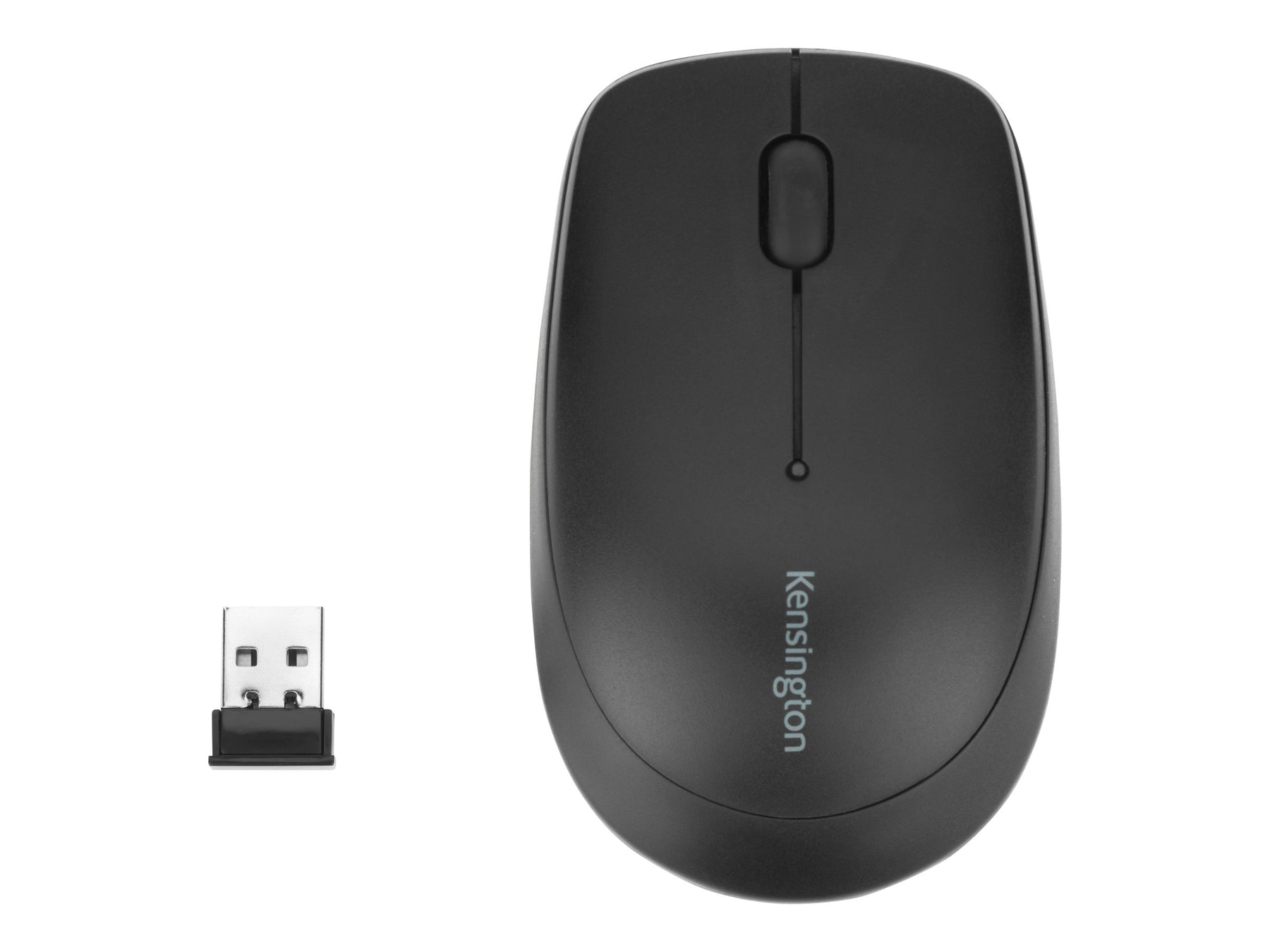 Kensington Pro Fit Mobile - Maus - rechts- und linkshändig - Laser - 2 Tasten - kabellos - 2.4 GHz - kabelloser Empfänger (USB)