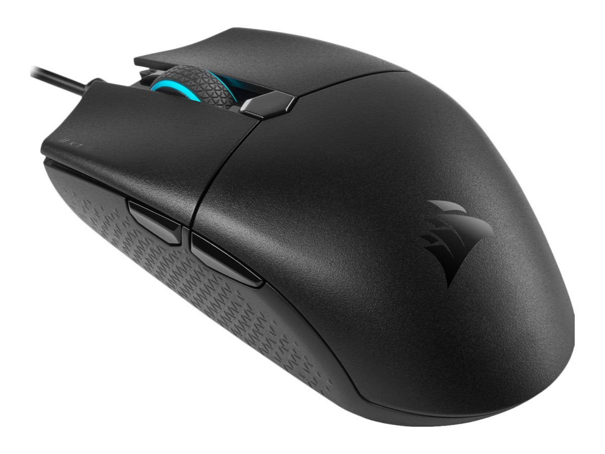 Corsair Gaming KATAR PRO - Maus - optisch - 6 Tasten - kabellos - 2.4 GHz, Bluetooth 4.2 LE - kabelloser Empfänger (USB)