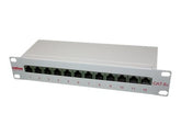 ROTRONIC-SECOMP Roline - Patch Panel - CAT 6a - RJ-45 X 12 - Grau - 1U - 25.4 cm (10")