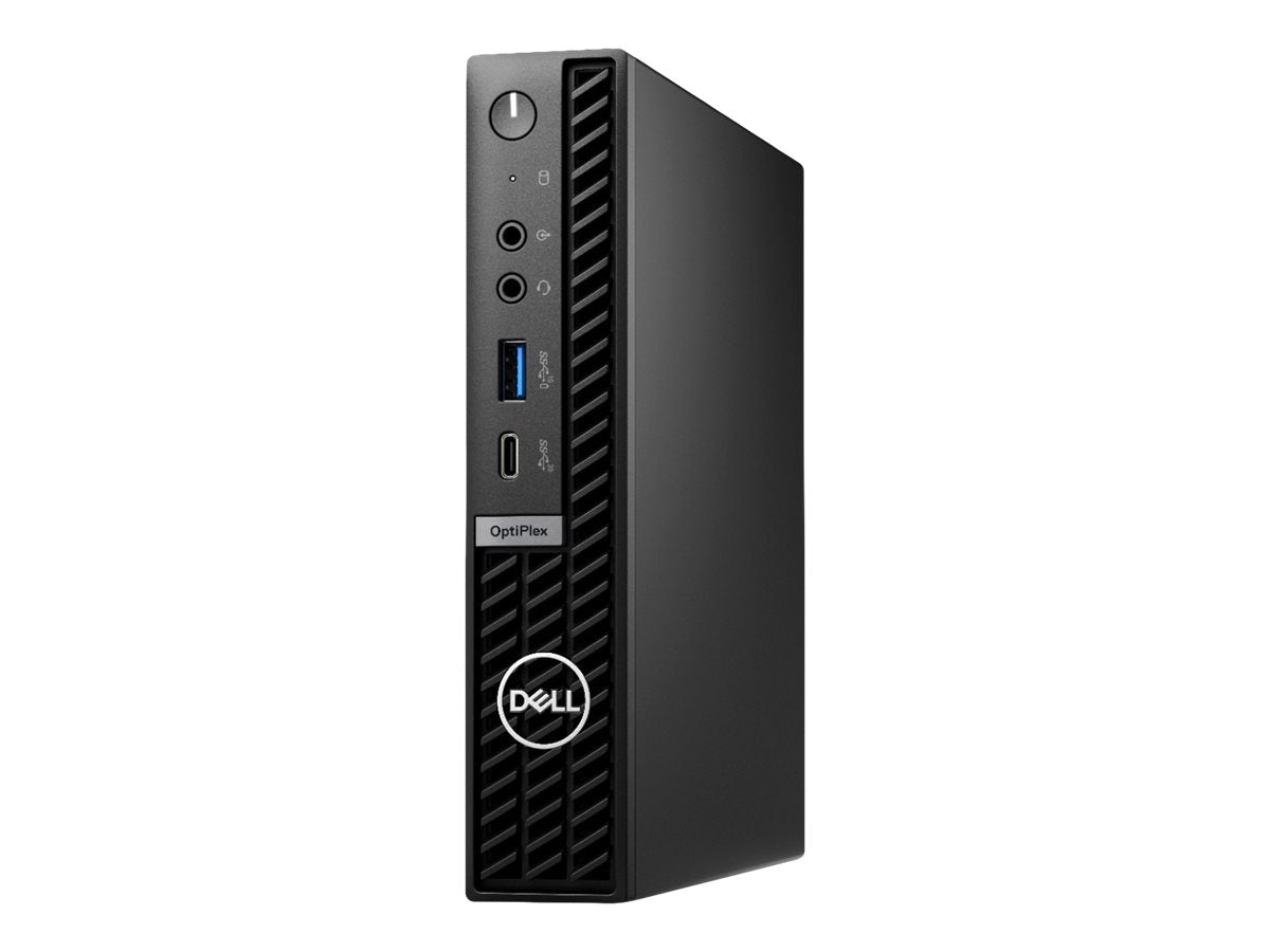 Dell OptiPlex 7010 Plus - Micro - Core i5 13500T / 1.6 GHz - vPro Enterprise - RAM 16 GB - SSD 256 GB - NVMe, Class 35 - UHD Graphics 770 - GigE, 802.11ax (Wi-Fi 6E)