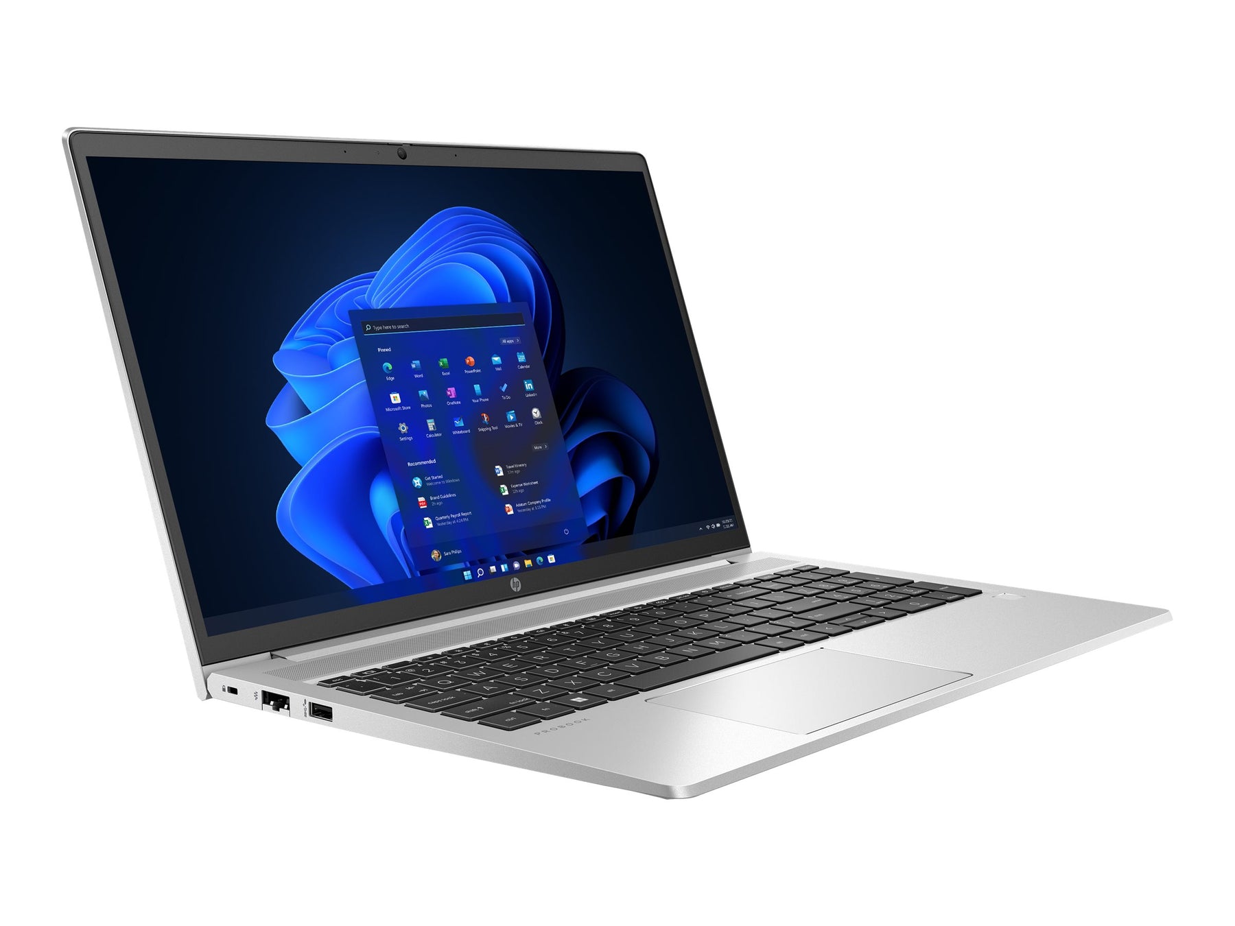 HP ProBook 450 G9 Notebook - Wolf Pro Security - Intel Core i5 1235U / 1.3 GHz - Win 11 Pro - Intel Iris Xe Grafikkarte - 16 GB RAM - 512 GB SSD NVMe - 39.6 cm (15.6")