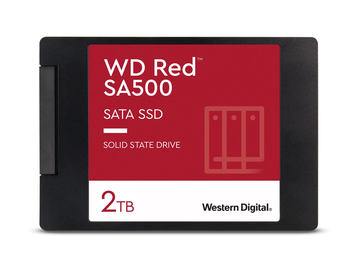 WD Red SA500 WDS200T2R0A - SSD - 2 TB - intern - 2.5" (6.4 cm)