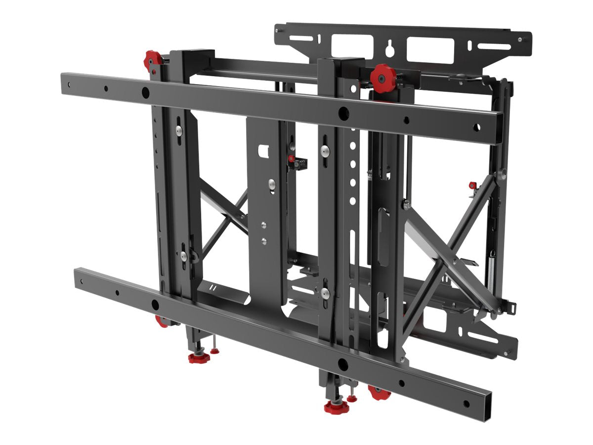 Peerless SmartMount Supreme Full Service Video Wall Mount with Quick Release - Klammer - für Videoleinwand - Schwarz - Bildschirmgröße: 116.8-152.4 cm (46"-60")