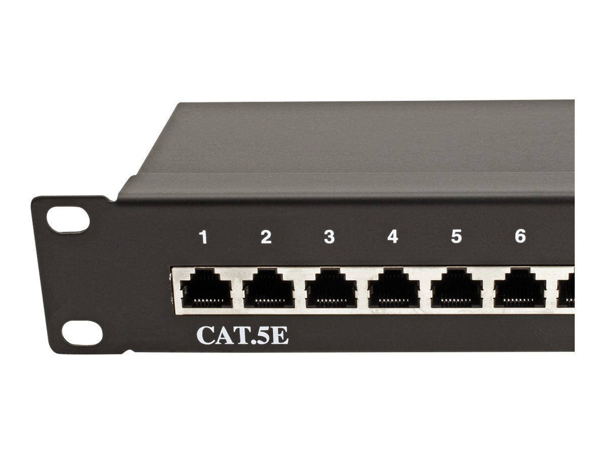 VALUE Patch Panel - CAT 5e - STP - RJ-45 X 24 - Schwarz - 48.3 cm (19")