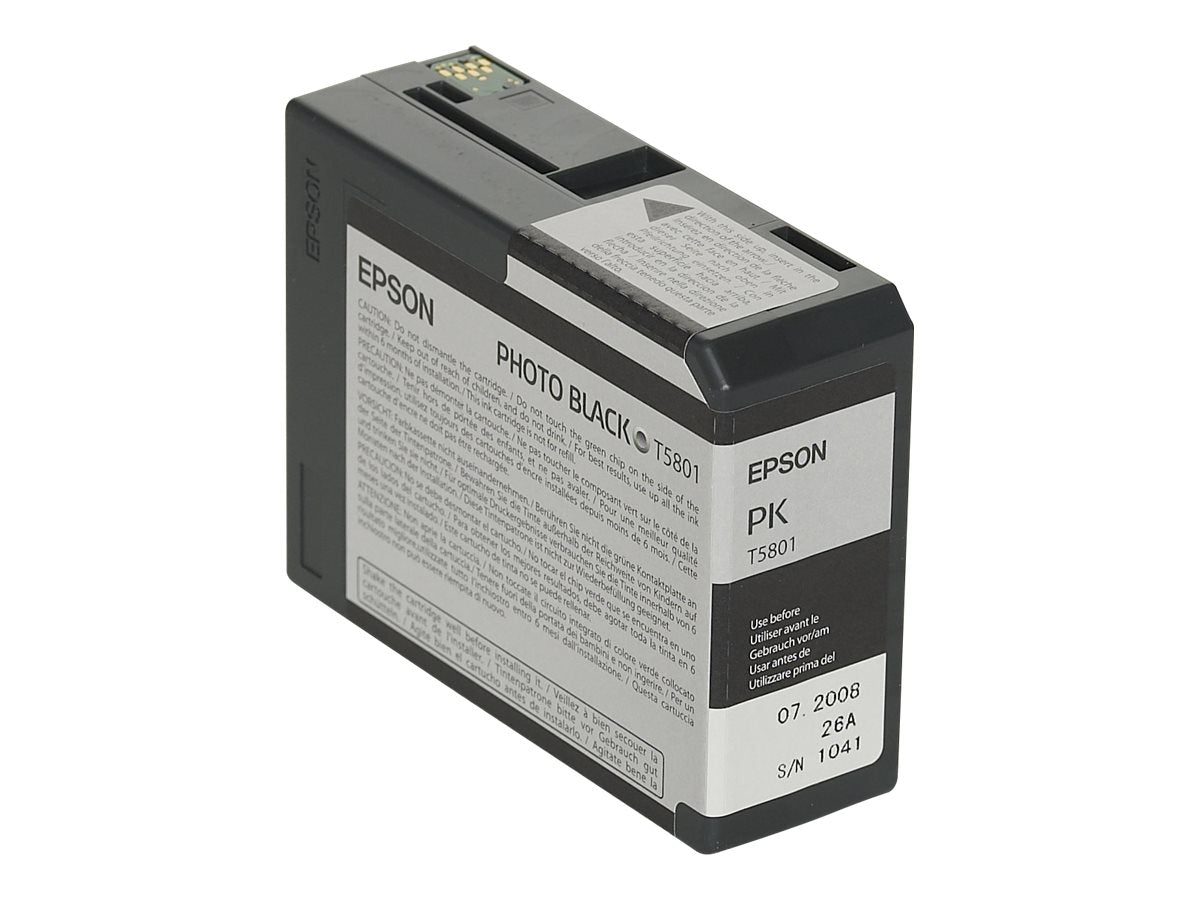 Epson T5801 - 80 ml - Photo schwarz - Original