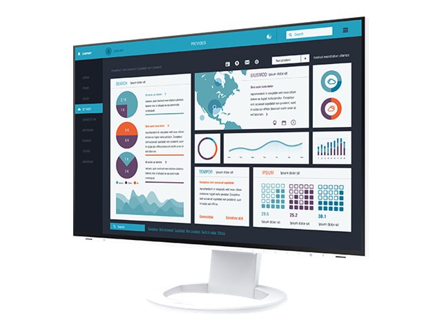 EIZO FlexScan EV2495-WT - Mit FlexStand - LED-Monitor - 61.1 cm (24.1")