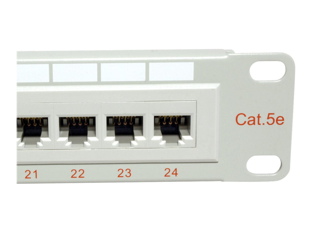 ROLINE Patch Panel - CAT 5e - UTP - Hellgrau - 48.3 cm (19")