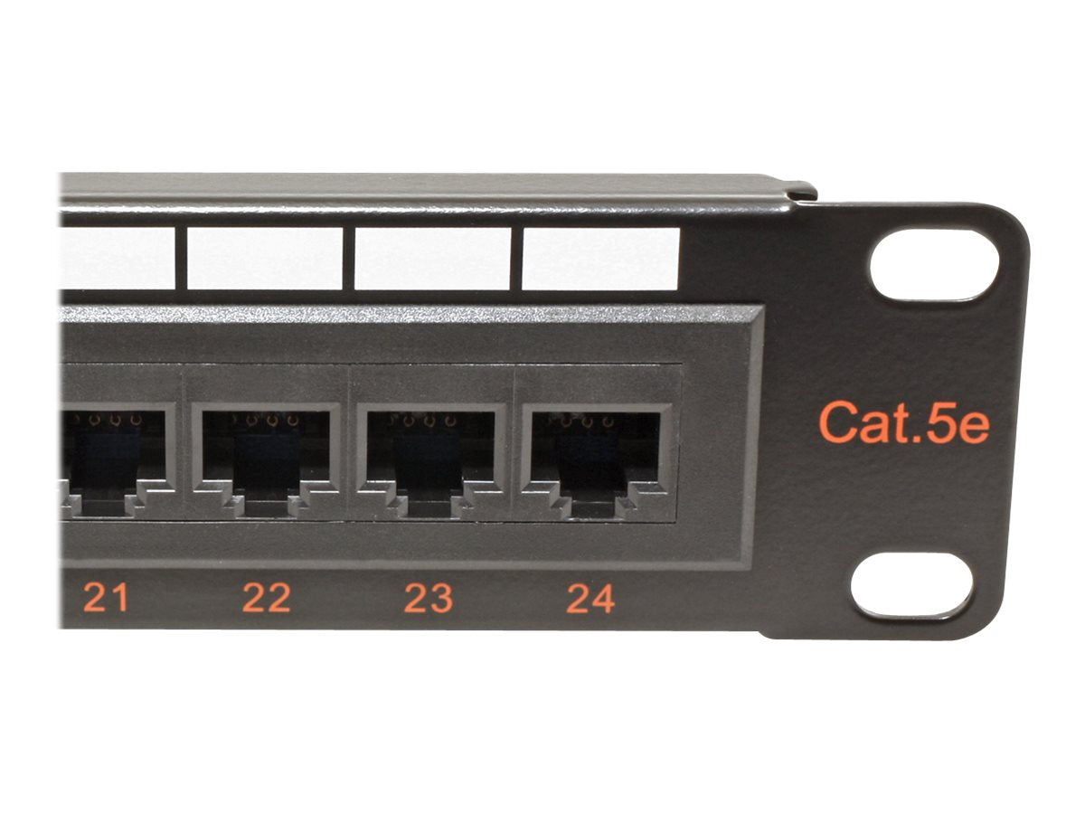 ROLINE Patch Panel - CAT 5e - UTP - Schwarz - 48.3 cm (19")