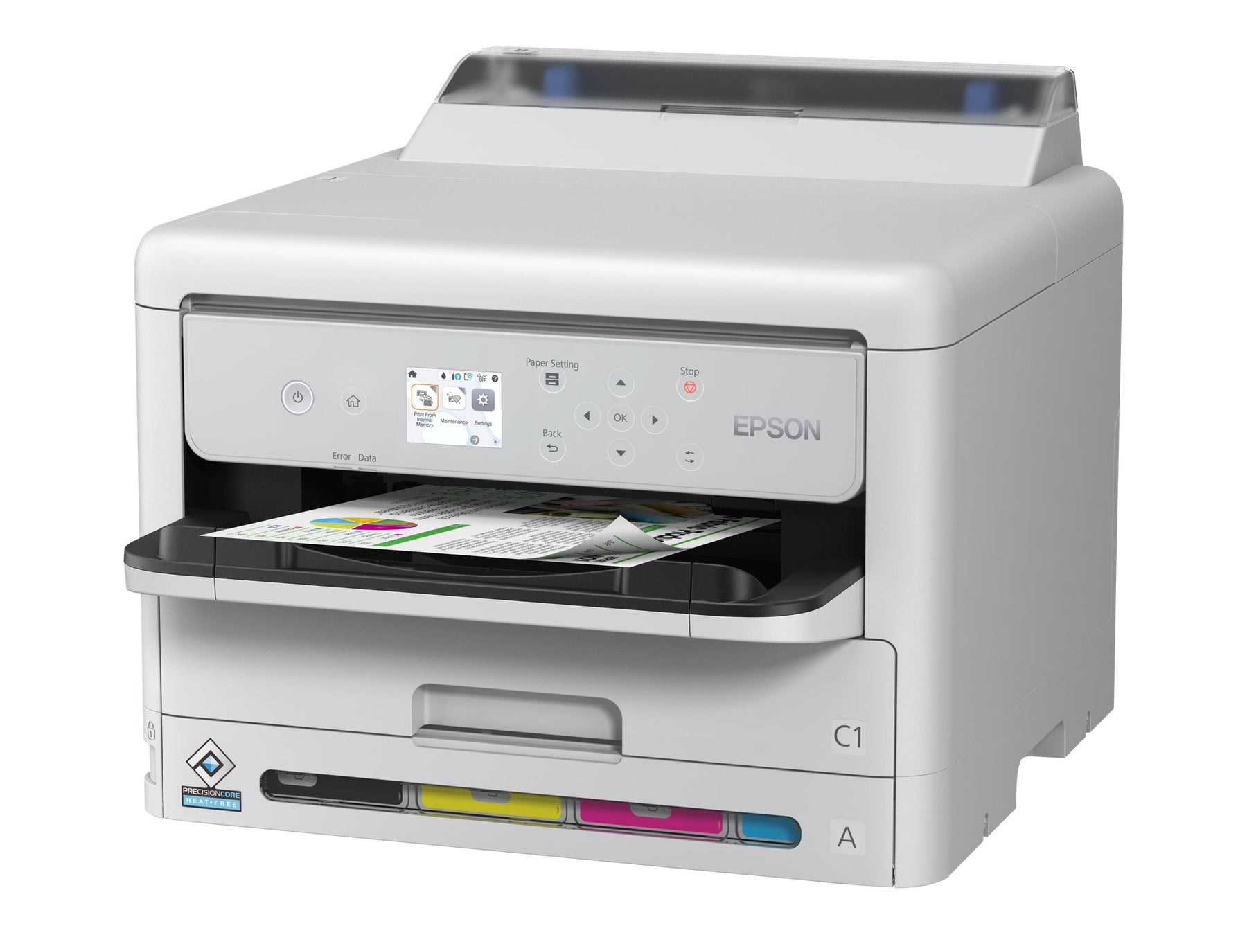 Epson WorkForce Pro WF-C5390DW - Drucker - Farbe - Duplex - Tintenstrahl - A4/Legal - 4800 x 1200 dpi - bis zu 25 Seiten/Min. (einfarbig)/