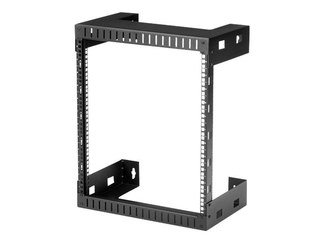 StarTech.com 12 HE wandmontage Server Rack - 30,5cm tief - Open Frame - Netzwerk Rack - 2 Post Rack - Schrank - geeignet für Wandmontage - Schwarz - 12U - 30.5 cm (12")