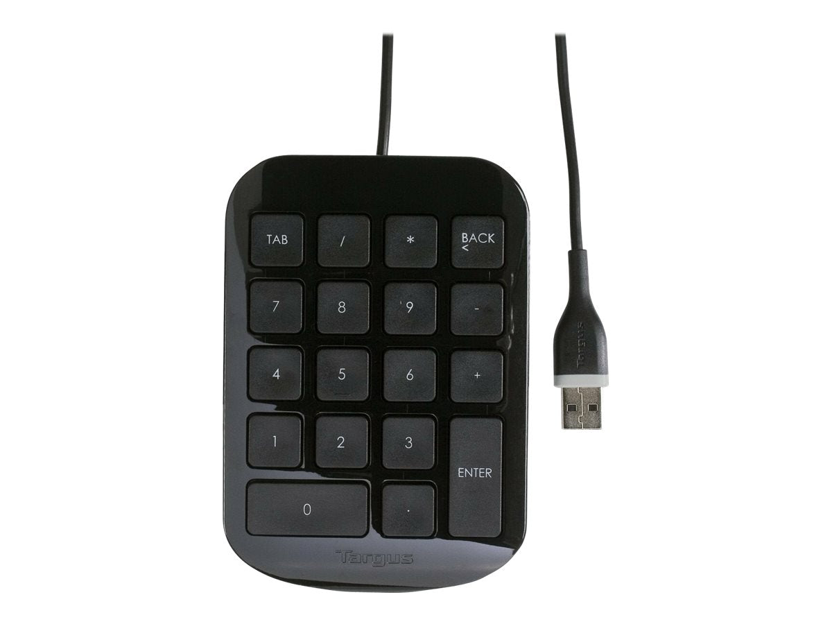 Targus Numeric - Tastenfeld - USB - Grau, Schwarz