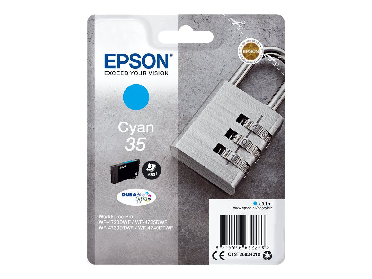 Epson 35 - 9.1 ml - Cyan - Original - Tintenpatrone