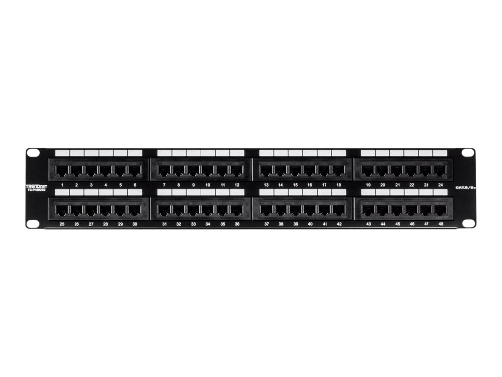 TRENDnet Patch Panel - CAT 5e - UTP - 48 Ports