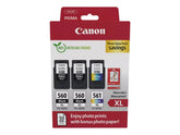 Canon PG-560XL x2/CL-561XL Photo Value Pack - Glänzend - 3er-Pack - Hohe Ergiebigkeit - Schwarz, Farbe (Cyan, Magenta, Gelb)