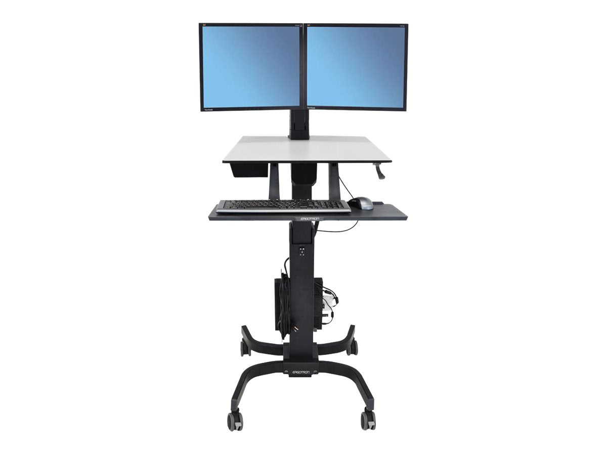 Ergotron WorkFit-C Dual - Sitz-/Steh-Arbeitsplatz